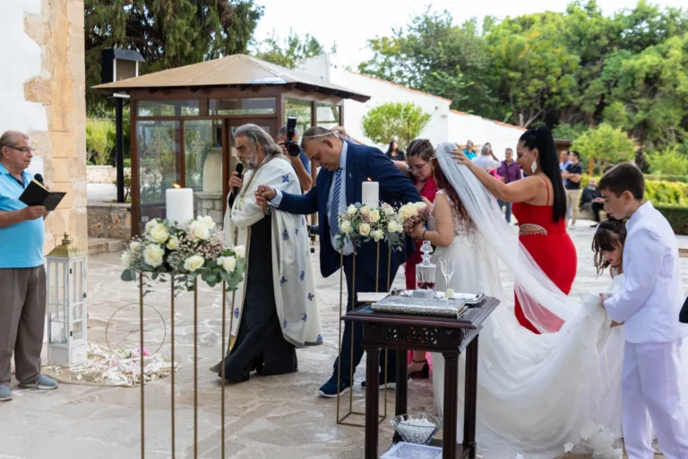 Amalia & Antonis — Orthodox Wedding at Profitis Ilias Akrotiri, Chania 3 dance of isaiah greek orthodox wedding ceremony crete