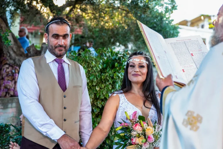 Chania wedding photographer outdoor celebration